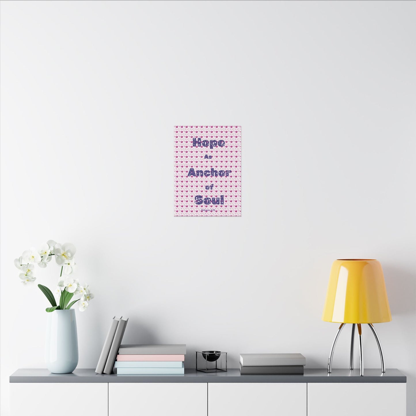 Canvas Print - Hope as Anchor of Soul - Gifts a blessing