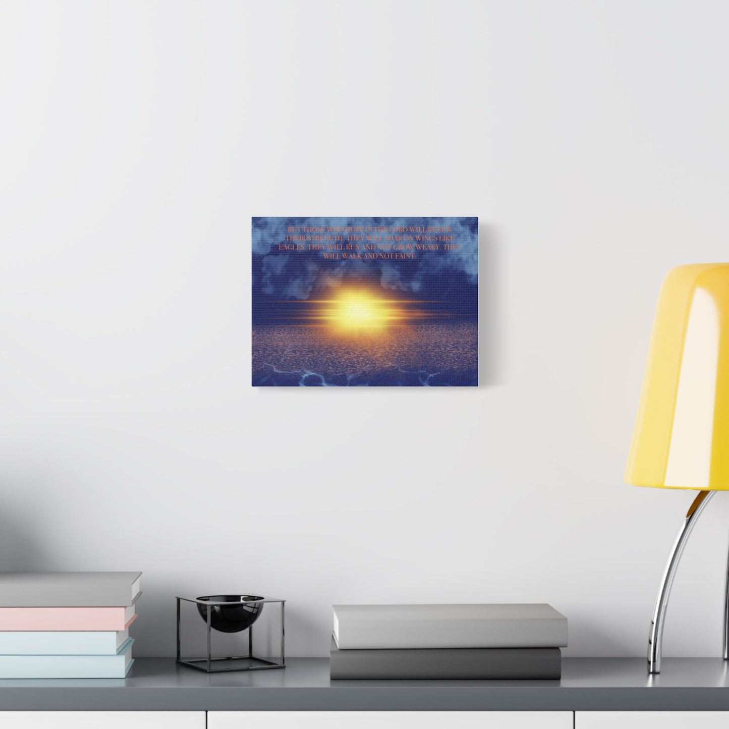 Canvas Print - Hope in the Lord Isaiah 40:31 - Gifts a blessing