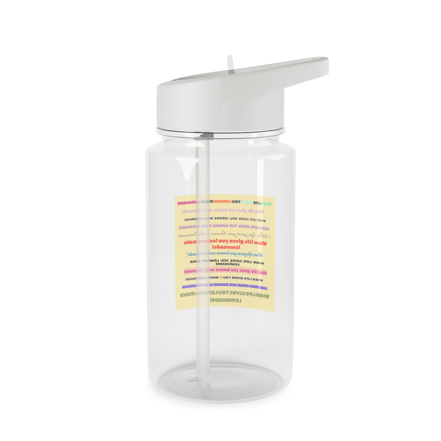 Inspirational Tritan Water Bottle - Stay Hydrated, Stay Positive - Gifts a blessing