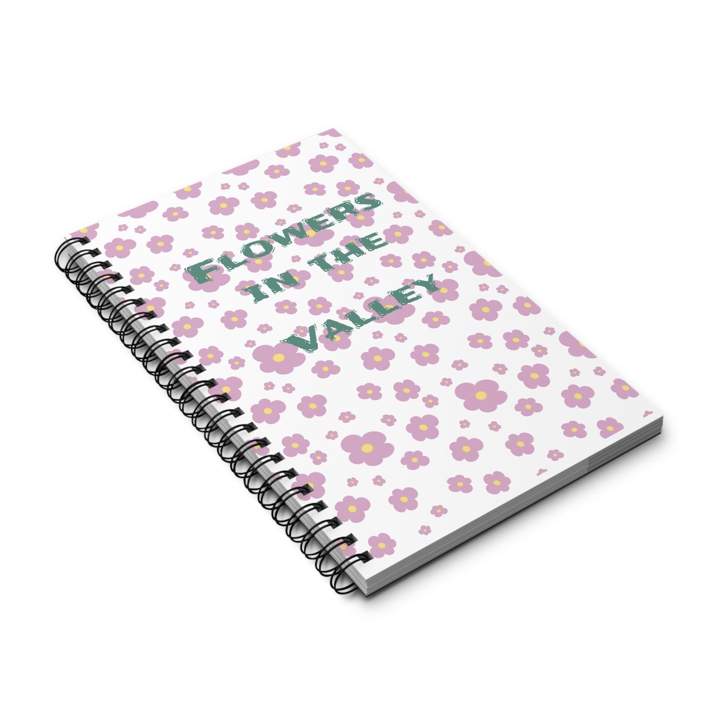 Spiral Journal - Uplifting Flowers Valley Growth Inspirational - Gifts a blessing
