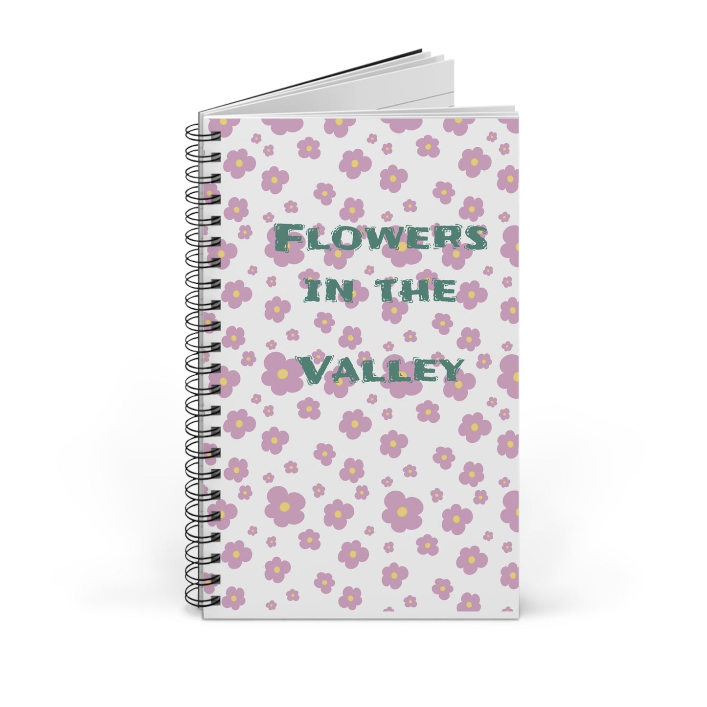 Spiral Journal - Uplifting Flowers Valley Growth Inspirational - Gifts a blessing