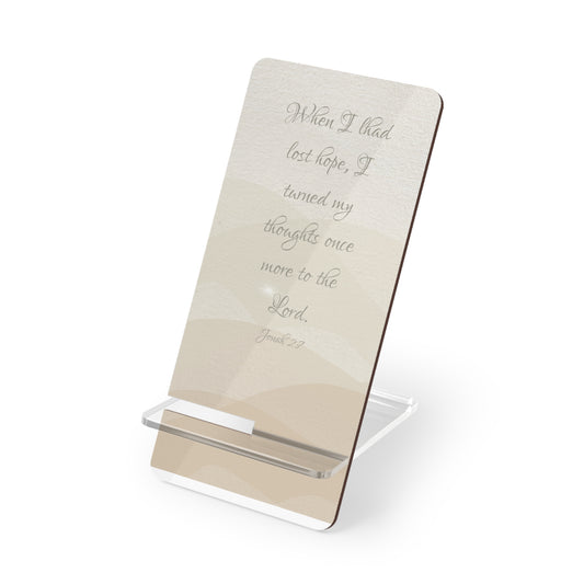Phone Stand Holder with Inspirational Quote