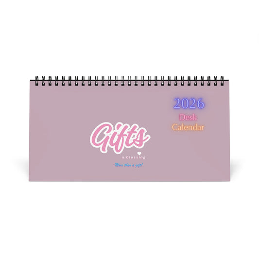 2026 Desk Calendar - Gifts a blessing
