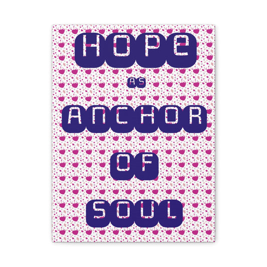 Canvas Print - Hope as Anchor of Soul - Gifts a blessing