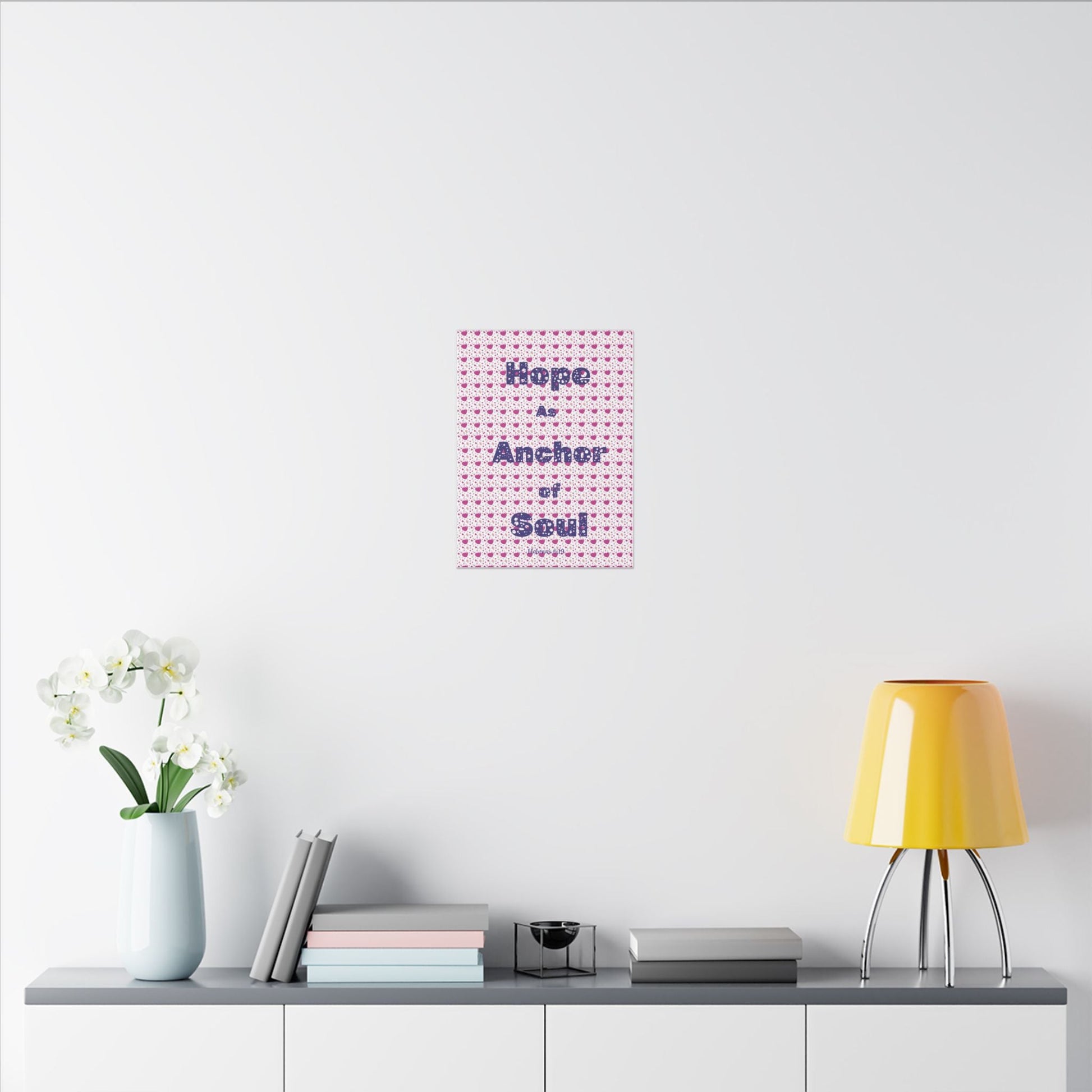 Canvas Print - Hope as Anchor of Soul - Gifts a blessing