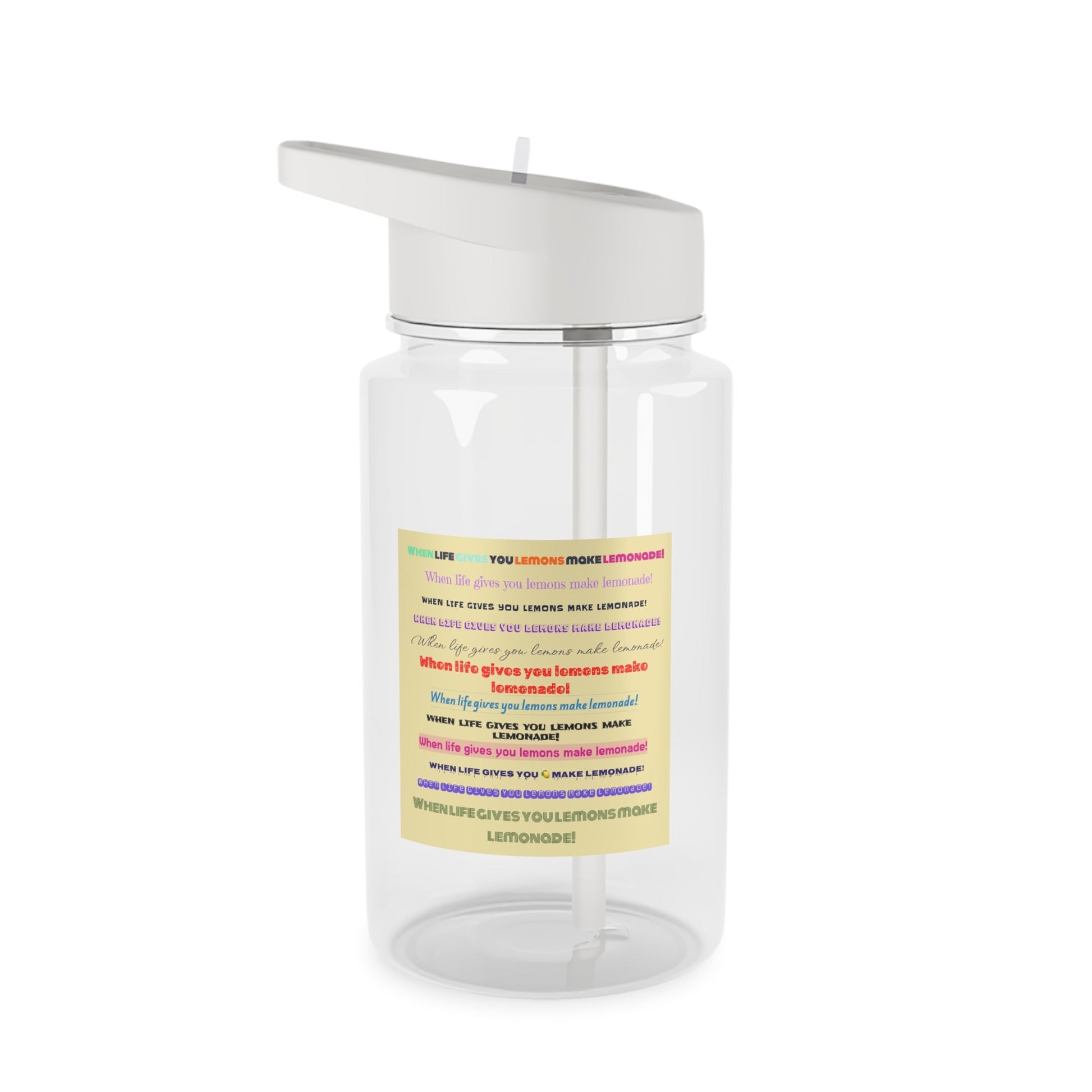 Inspirational Tritan Water Bottle - Stay Hydrated, Stay Positive - Gifts a blessing