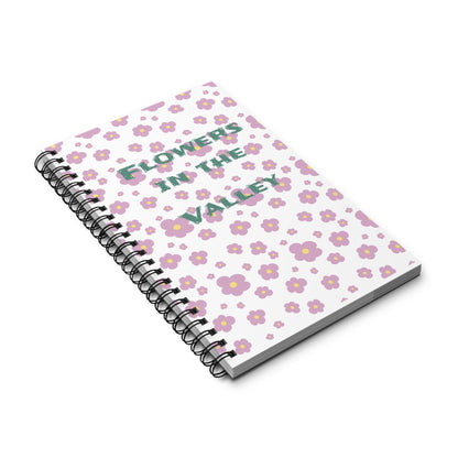 Spiral Journal - Uplifting Flowers Valley Growth Inspirational - Gifts a blessing