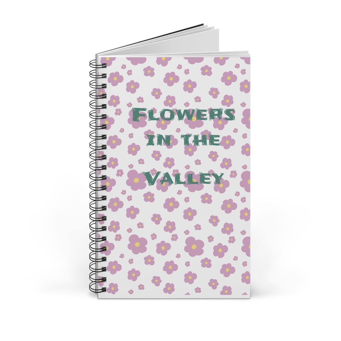 Spiral Journal - Uplifting Flowers Valley Growth Inspirational - Gifts a blessing