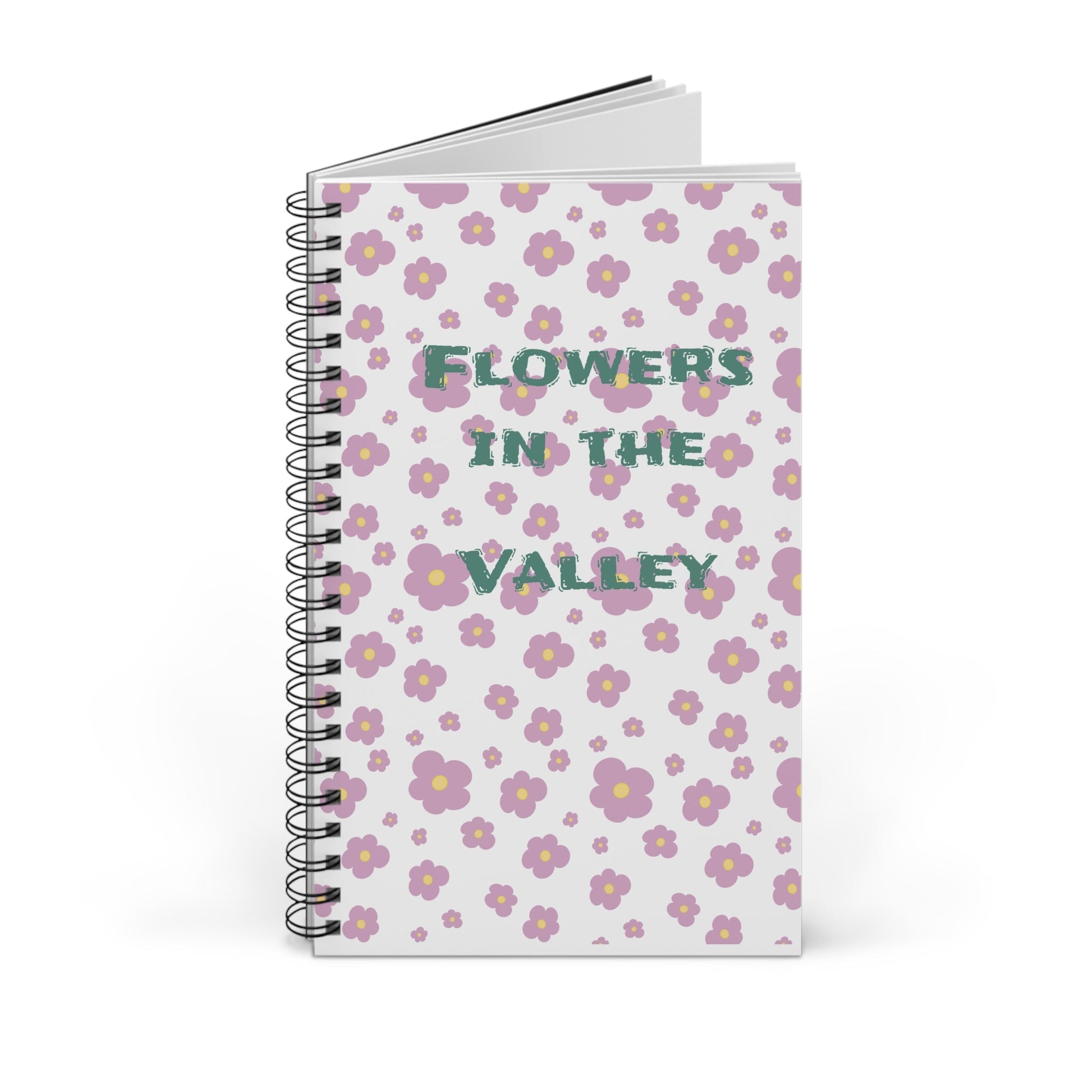Spiral Journal - Uplifting Flowers Valley Growth Inspirational - Gifts a blessing