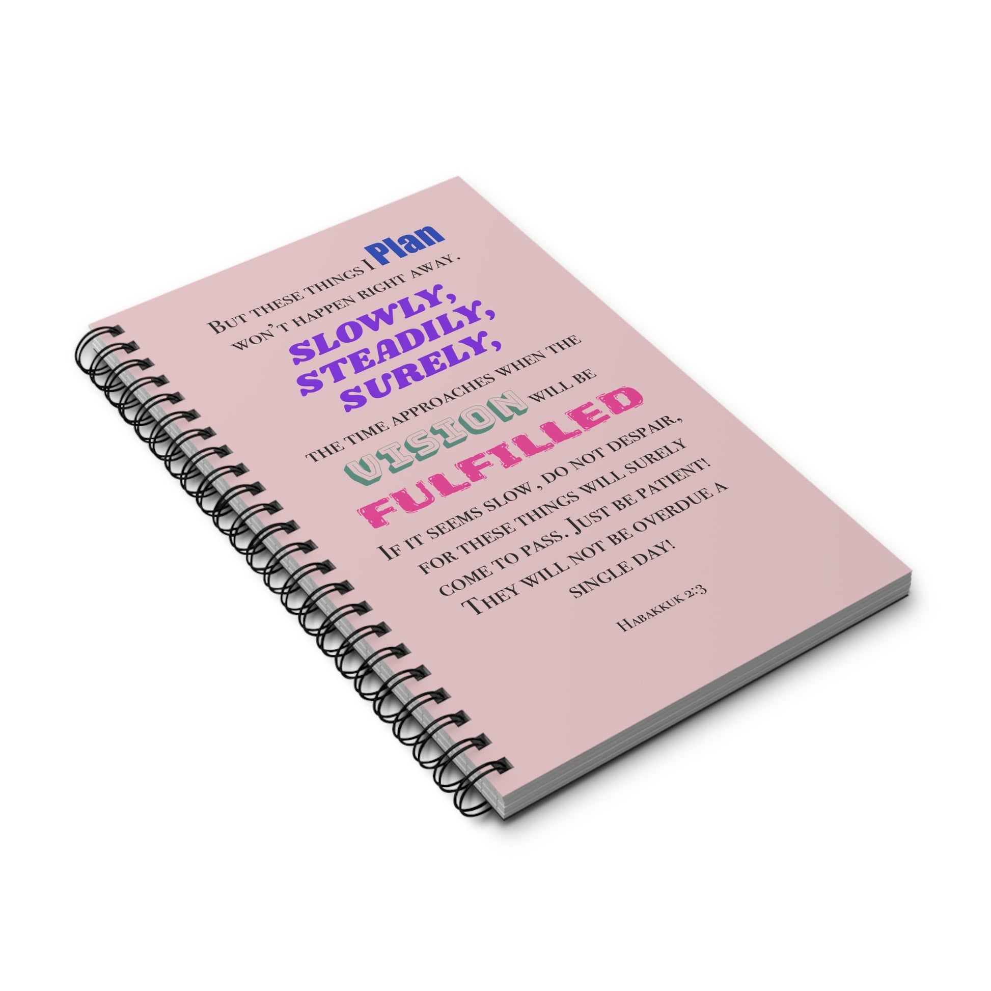 Spiral Journal with Empowering Scripture - Gifts a blessing